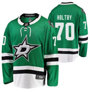 Dallas Stars Trikot Braden Holtby 2021 Grün Heim Player